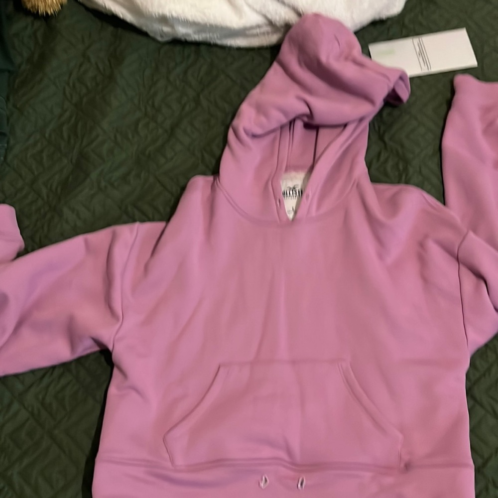 Crop top hoodie from Hollister.